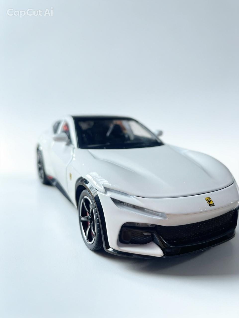 Miniatura Ferrari Puro Sangue Branca